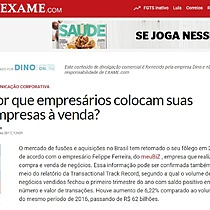 Por que empresrios colocam suas empresas  venda?